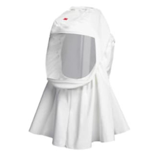 Cagoule de soudure active (PAPR) | 3M | LEGERE VERSAFLO BLANCHE RESISTANTE AUX PRODUITS CHIMIQUES HARNAIS